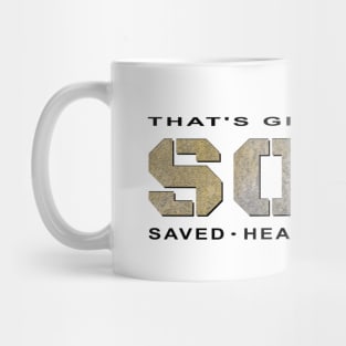 Sozo, Greek for Salvation, That's Greek To Me Mug